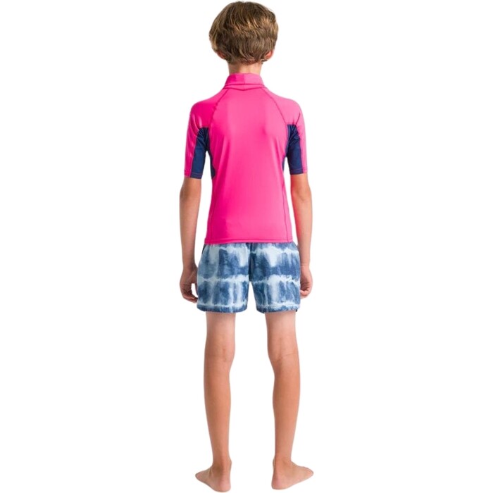 2024 C- Skins Enfants NuWave X Short Sleeve Lycra Vest C-NLYSSJ - Lipstick / Slate / Multi